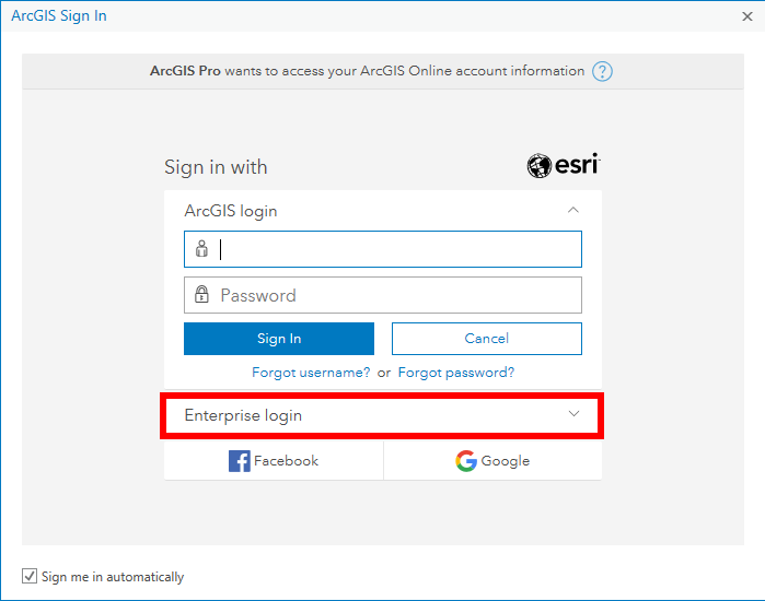 Select Enterprise Login